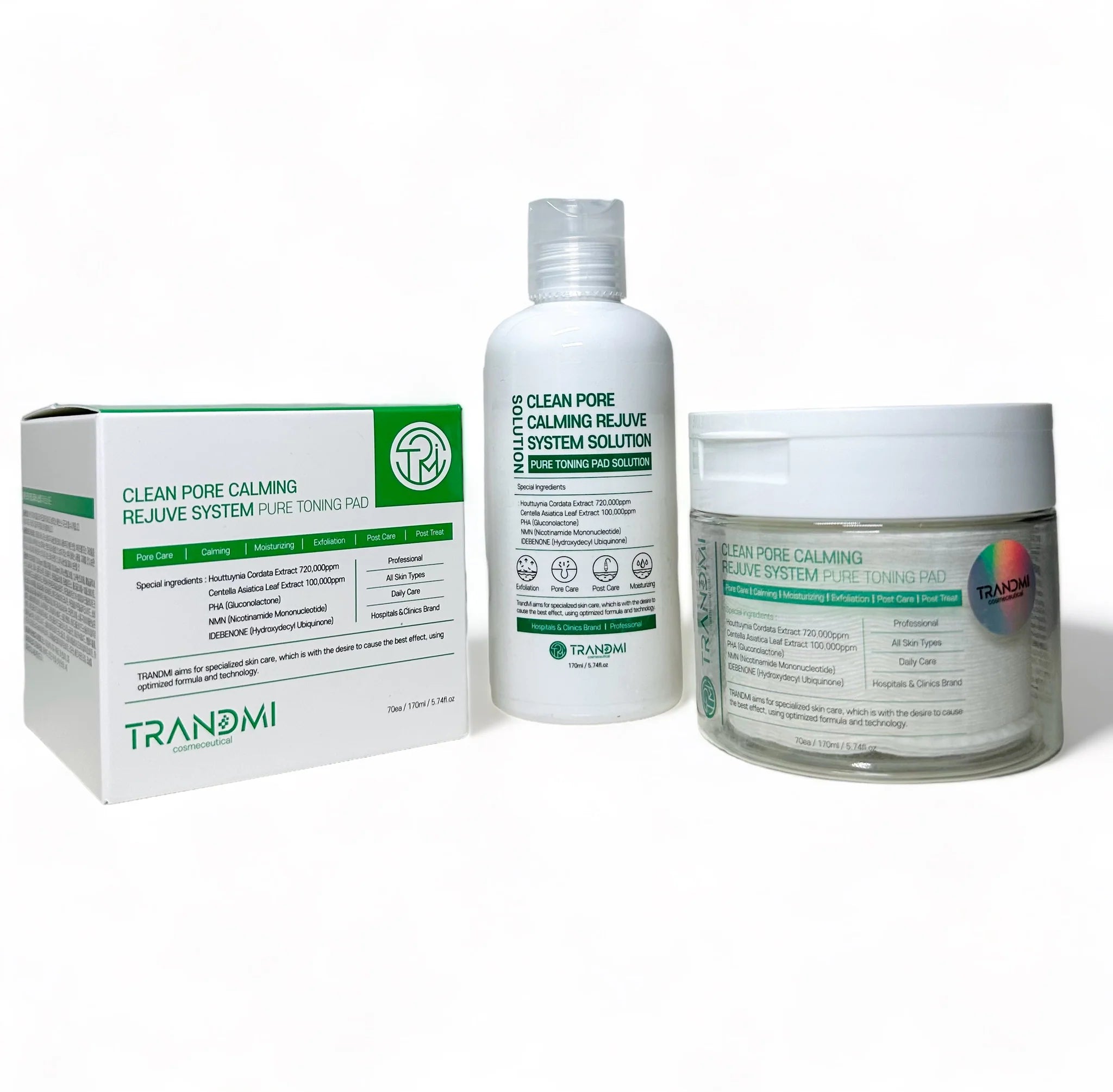 Trandmi Clean Pore Calming Rejuve System