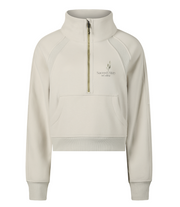 Sacred Skin and Wellness Cropped Half-Zip Sweatshirt
