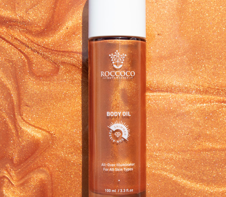 Roccoco Botanicals Body Oil shimmer- Bronzed in Byron
