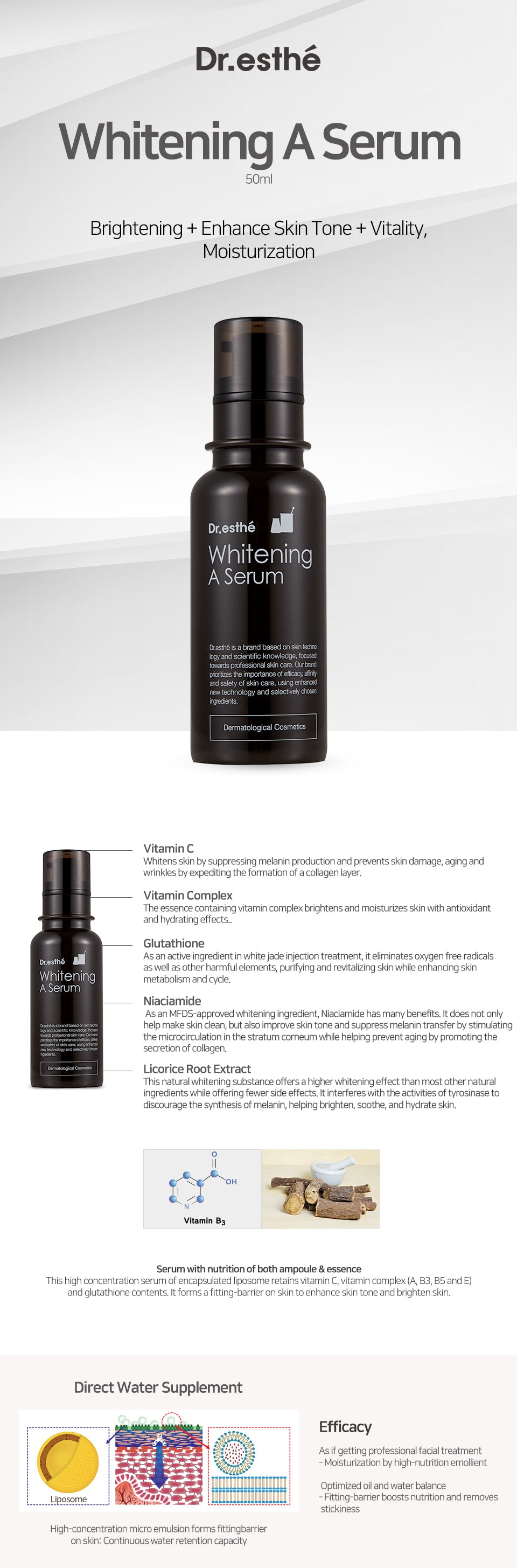 Dr. Esthé Whitening A Serum